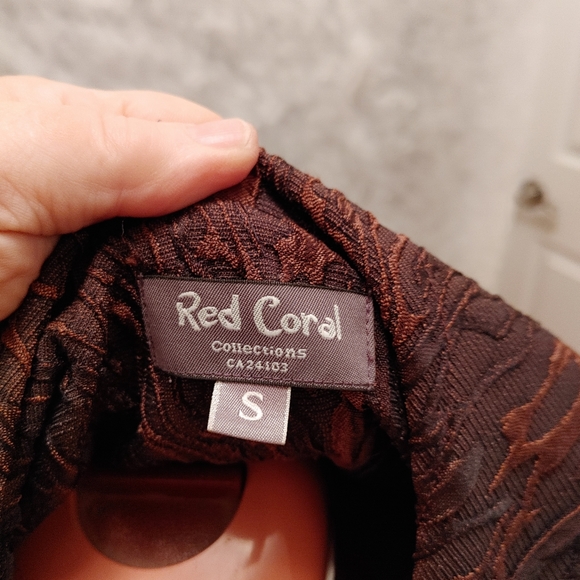 Red Coral woman's trench - Picture 5 of 7